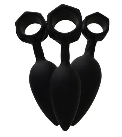 Набір анальних пробок Bathmate Anal Training Plugs, діаметр 2,5 см - 3,1см - 3,8см Львів