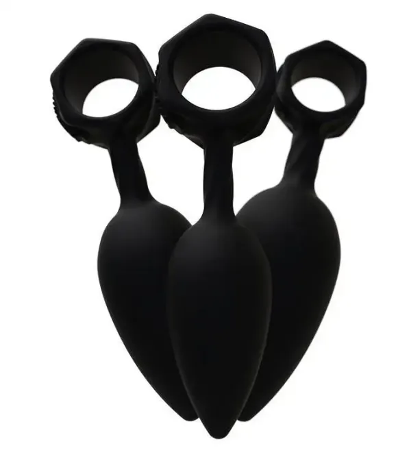 Набір анальних пробок Bathmate Anal Training Plugs, діаметр 2,5 см - 3,1см - 3,8см Львів - фото 5