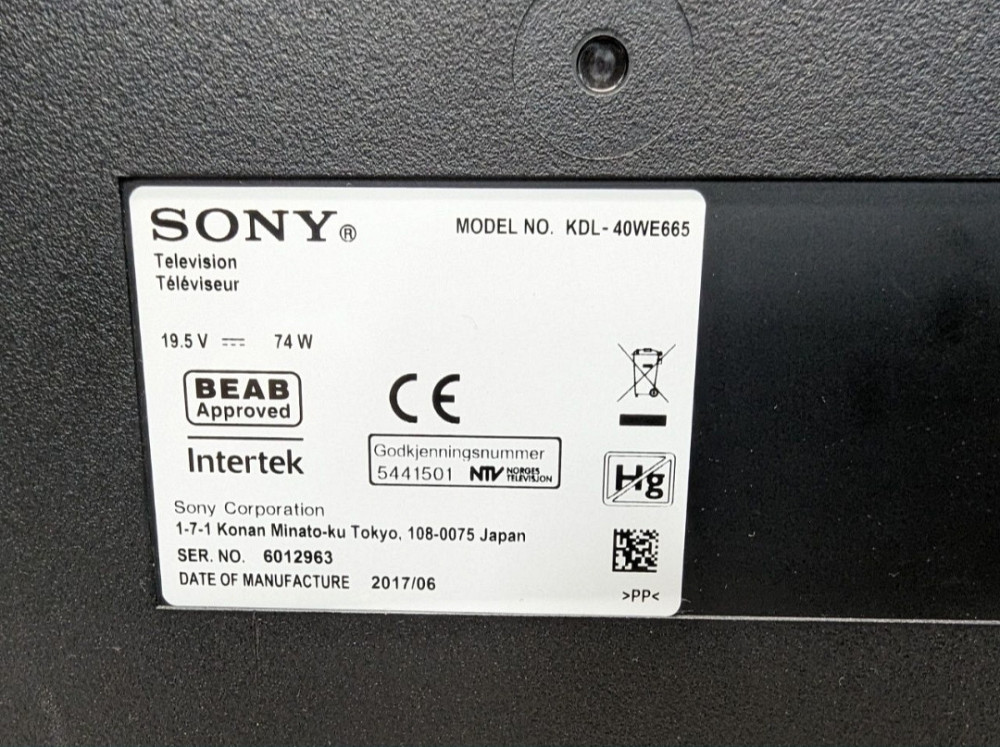 Телевізор: Sony KDL- 40WE665 FULL HD Smart TV T2S2 Wi-Fi. Харків - фото 8