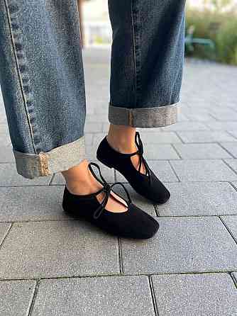 SEE SEVEN Балетки жіночі SEE SEVEN 1770 чорні (весна-осінь, замша натуральна) (5930) Коломия