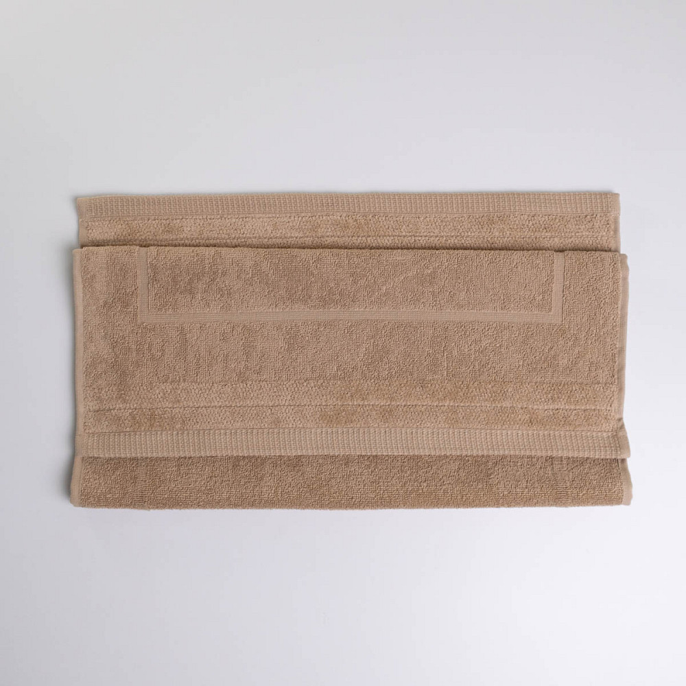 Махровое полотенце для ног Коврик GM Textile 50х70см 500г/м2 (Капучино) Сумы - изображение 5