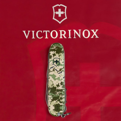 Нож Victorinox Huntsman Army 91 мм Піксель (1.3713.3_W3940p) Винница - изображение 4