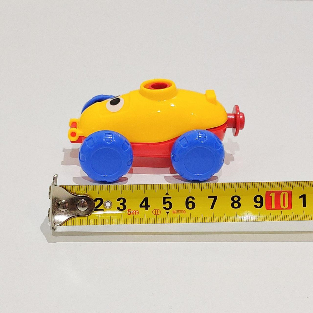 Установка з повітряними кульками Монстрік 2 машинки пакетик з кульками механічний принцип запускник Жовта (KB 133) Чернігів - фото 6