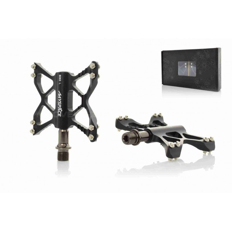 Велосипедні педалі на промислових підшипниках Feel Fit червоні Бровари - фото 1