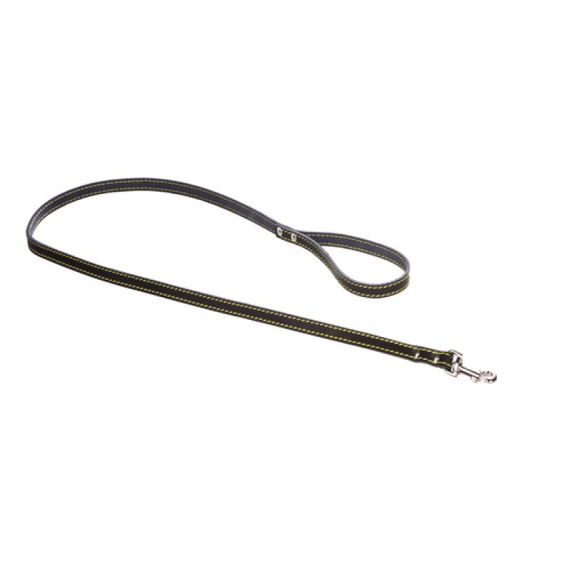 7532 Поводок 12мм "КЛАССИК" кожаный простроченный удлиненный (1.85м) Вінниця - фото 1