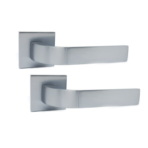 Ручка для дверей квадратной розетке Кедр Ультра 21.170 MCP матовый хром Киев - изображение 1