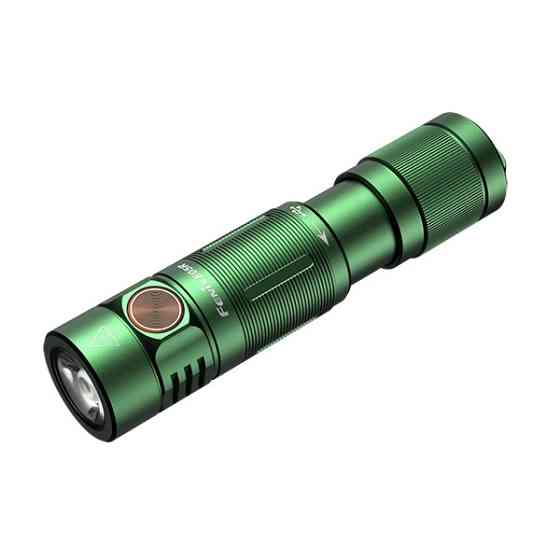 Ручной мини фонарик Fenix E05R 400лм Micro-USB (Зеленый) Винница