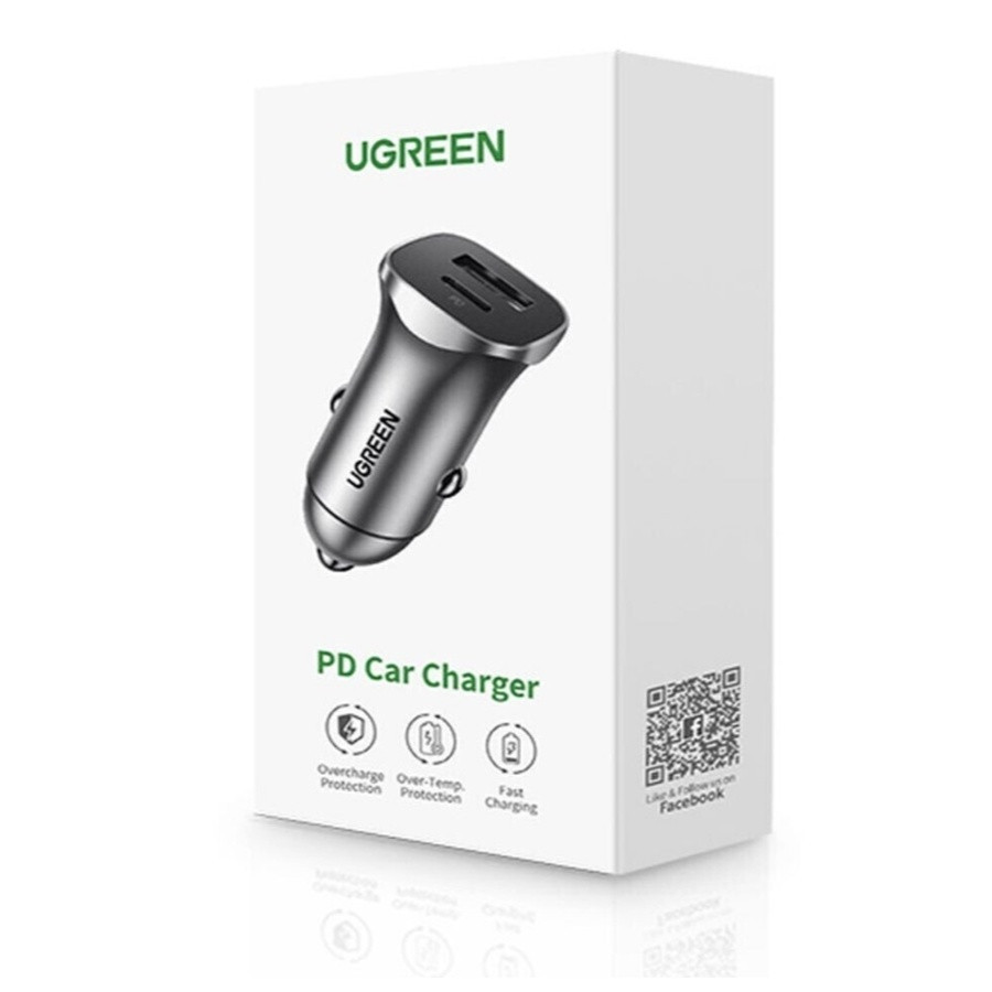 Автомобільний зарядний пристрій UGREEN CD130 Dual USB Car Charger (Space Gray) (UGR-30780) Київ - фото 6