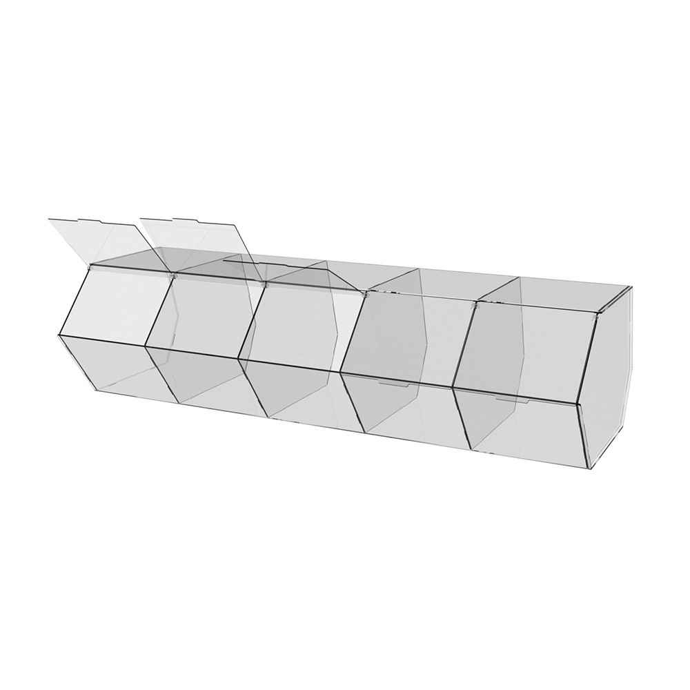 Диспенсер EKOSTAR для мармеладів, снеків, горіхів 5 комірок Київ - фото 4