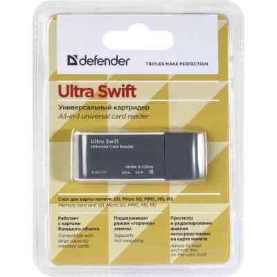 Зчитувач флеш-карт Defender Ultra Swift USB 2.0 (83260) Вінниця
