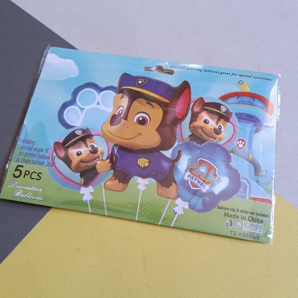 Набор воздушных шаров Чейз собачий патруль (5 предметов) Киев - изображение 1
