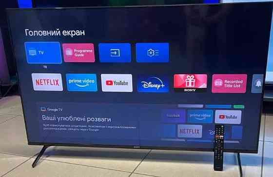65" Супер картинка 120 Гц.4К 9 серія, Smart SONY 65XH90 Харків