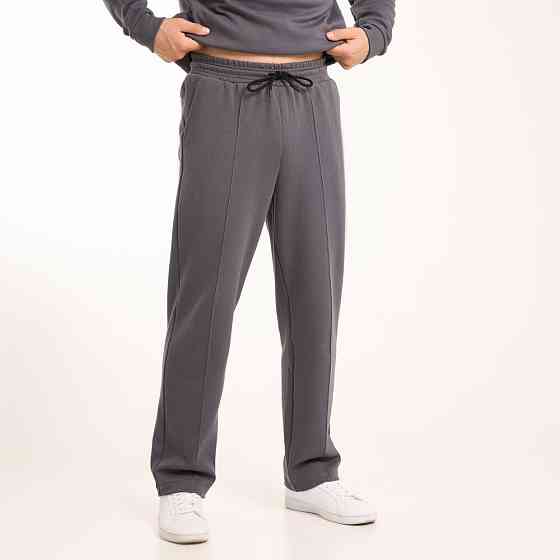 Темно-сірий спортивний костюм для чоловіків Pobedov Binance. Весна осінь спортивний комплект Київ