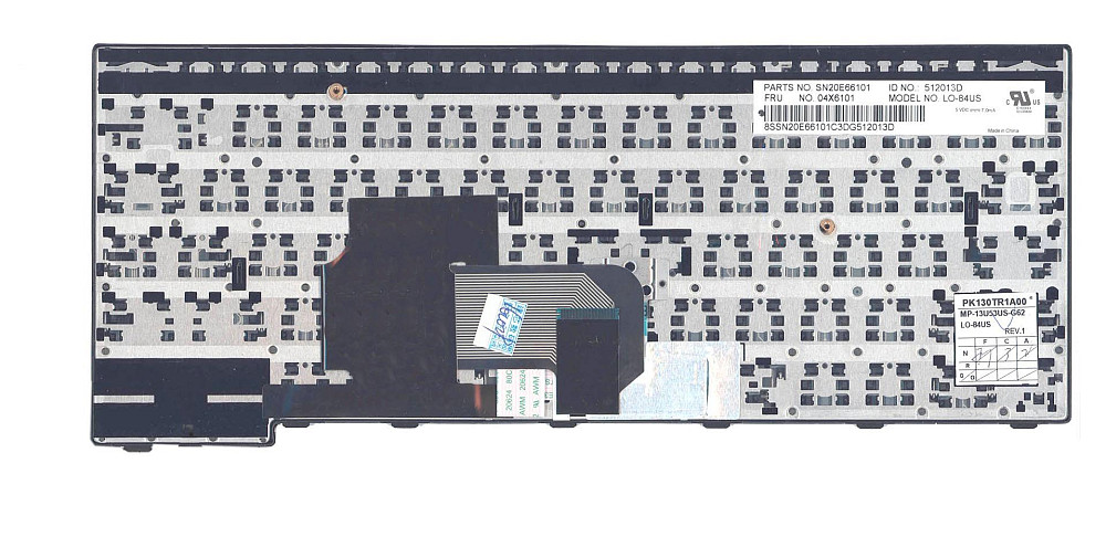 Клавиатура для ноутбука Lenovo ThinkPad (E450) с указателем (Point Stick), Black, (Black Frame), RU Винница - изображение 3