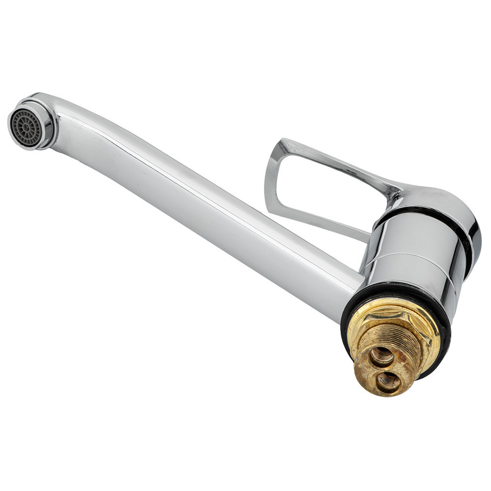 Смеситель s43 Ø40 для кухни гусак прямой 250мм на гайке TAU SM-1B244C (9843110) Киев - изображение 7