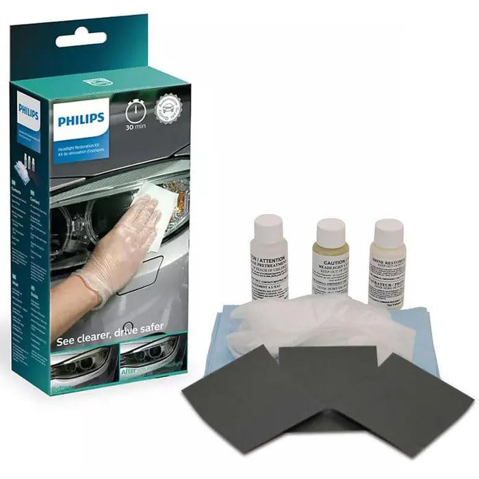 Комплект для восстановления, полировки и ухода за фарами головного освещения PHILIPS HRK00XM (Headlight restoration kit) Харьков - изображение 1