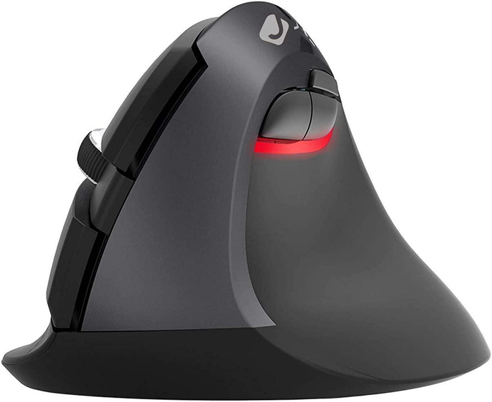Беспроводная вертикальная эргономичная мышь J-Tech Digital V628M-2.4G для маленьких рук анатомическая черная Киев - изображение 3