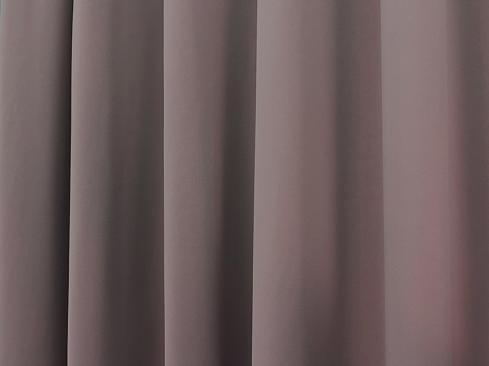 Комплект штор коротких VR-Textil Блекаут Midnight № 1233ш 140х170 см 2 шт Бурий (35-0437) Київ - фото 7