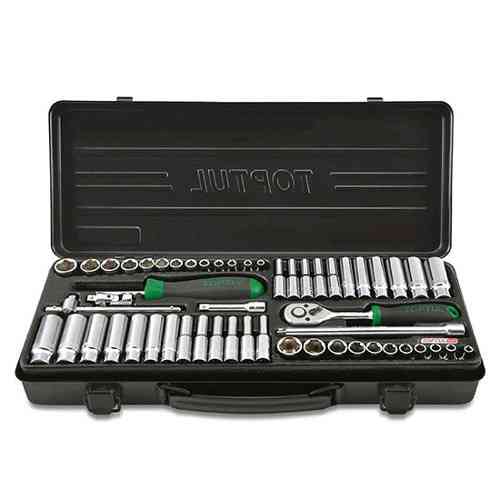 Професійний набір інструменту TOPTUL 1/4" 54ед. (дюйм+метр.) GBA54400 Одеса