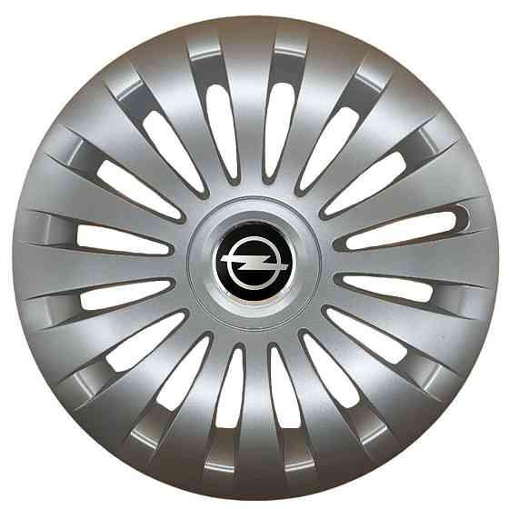 Автомобильные модельные колпаки R17 Opel 504 4шт, SJS, серебристые Киев