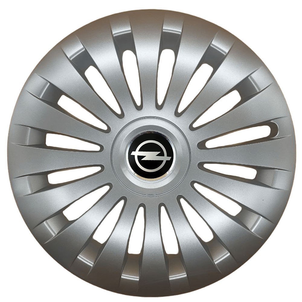 Автомобільні модельні ковпаки R17 Opel 504 4шт, SJS, сріблясті Київ - фото 1