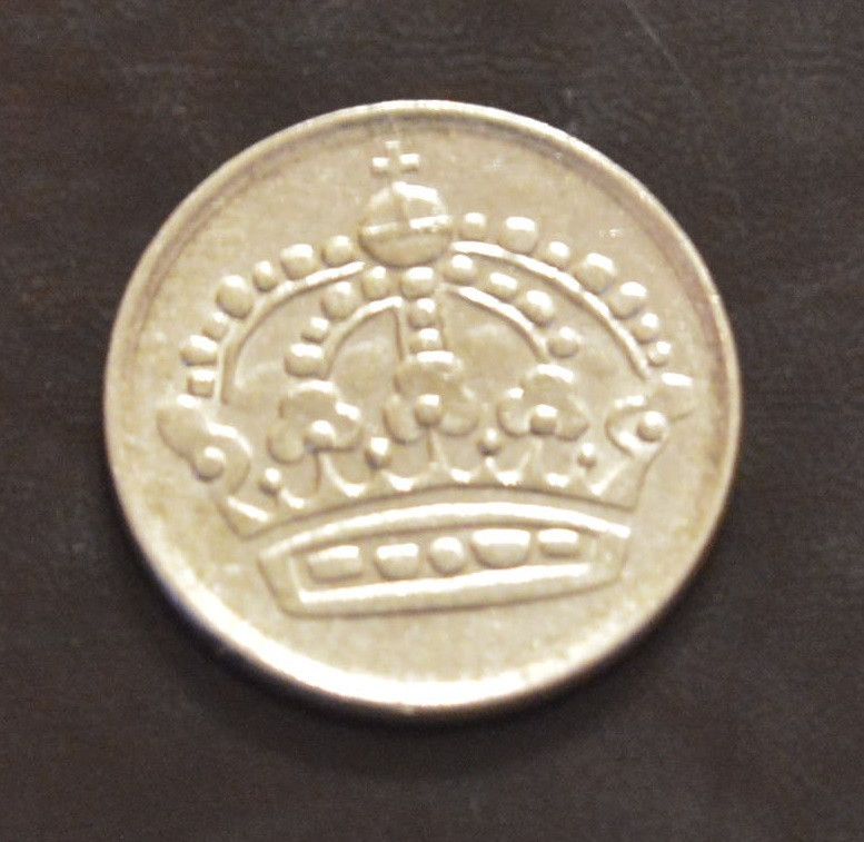 Швеція 10 ері 1958 рік (срібло) Полтава - фото 1