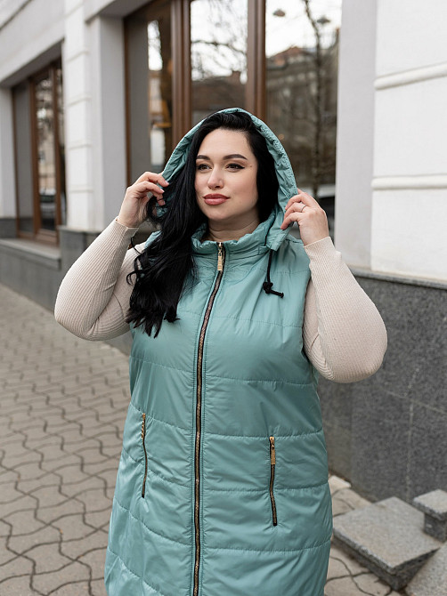 Женский длинный жилет весна-осень.  Длинная жилетка женская.  46-74р Киев - изображение 4