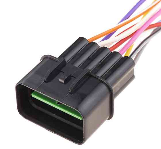 Разьем коннектор с проводом, 10-кон.,  PK501-1002PB621-1002 KUM Корея универс., Моторный Hyundai, Kawasaki Киев