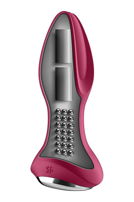 Анальна смарт вібропробка із перлинним масажем Satisfyer Rotator Plug 2+ Violet Sex Aura Київ - фото 3