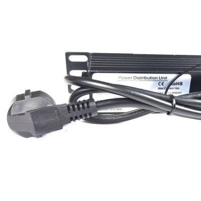 Силовий блок Eserver 19&quot; 8 розеток, выкл., алюм. корпус PDU 220В, 16А (WT-2261A-GER-8WAY) Вінниця - фото 6