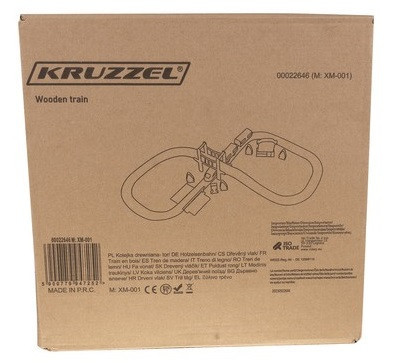 Детские Деревянные железнодорожные пути с батарейным питанием из 37 элементов Kruzzel (22646) Нововолынск - изображение 10