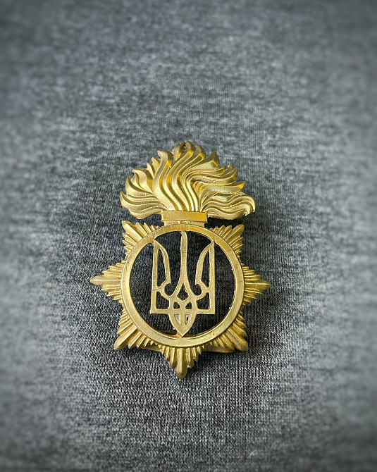 Кокарда Національної Гвардії України металева Запоріжжя - фото 2