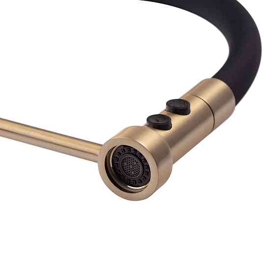 Змішувач для кухні Mixxus Premium Summer 017 BRUSHED GOLD REFL.BLACK   ( MI6964 ) 22465 Харків