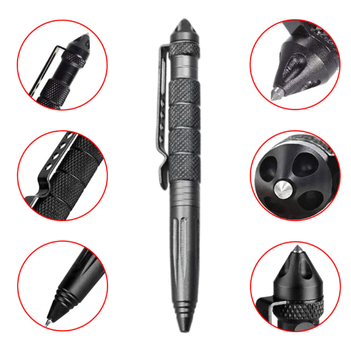 Ручка Тактична зі склобоєм Laix B2 Tactical Pen / алюміній Сірий Дніпро