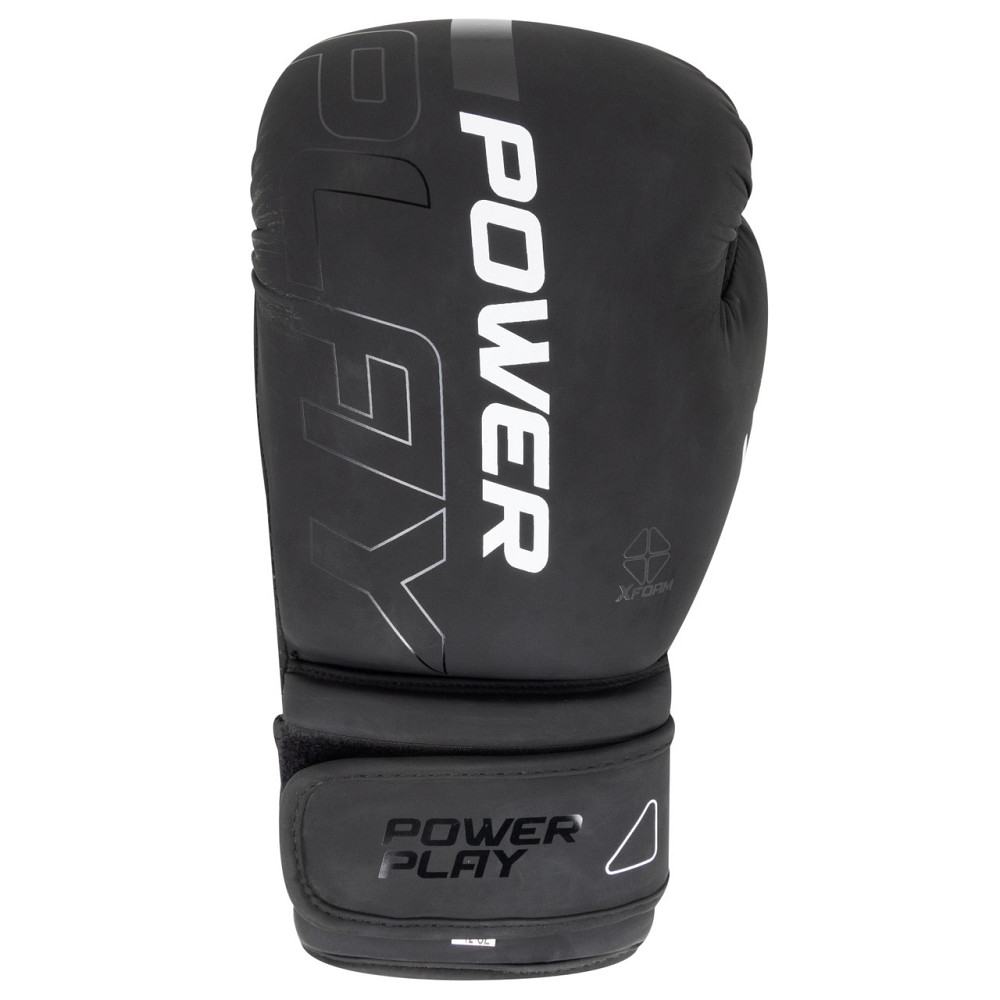 Боксерські рукавиці PowerPlay 3024 Ultra Mat Чорно-Білі 14 унцій Киев - изображение 3