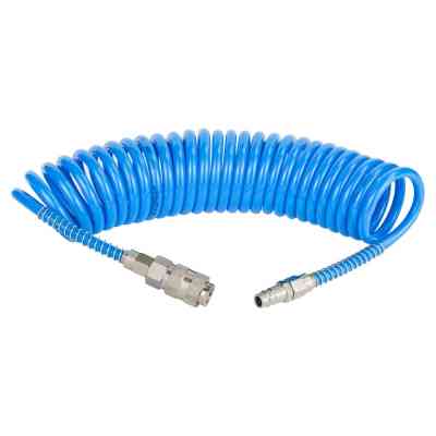 Пневматический шланг Sigma спиральный полиуретановый (PU) 5м 5.5x8мм (7012011) Винница