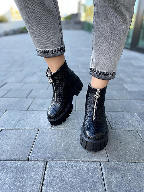 LIRIO Черевики жіночі LIRIO чорні натуральна шкіра зима 36-39 ( /91650) Коломия - фото 6