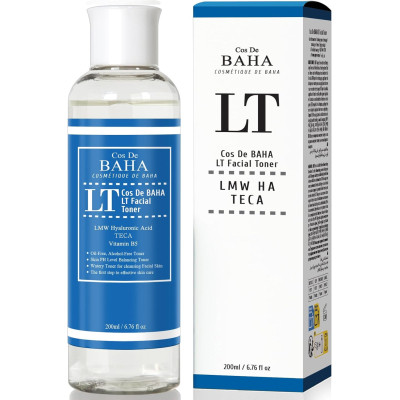 Тоник для лица Cos De BAHA LT Facial Toner Тонер с низкомолекулярной гиалуроновой кислотой 200 мл (8809240319376) Винница - изображение 2
