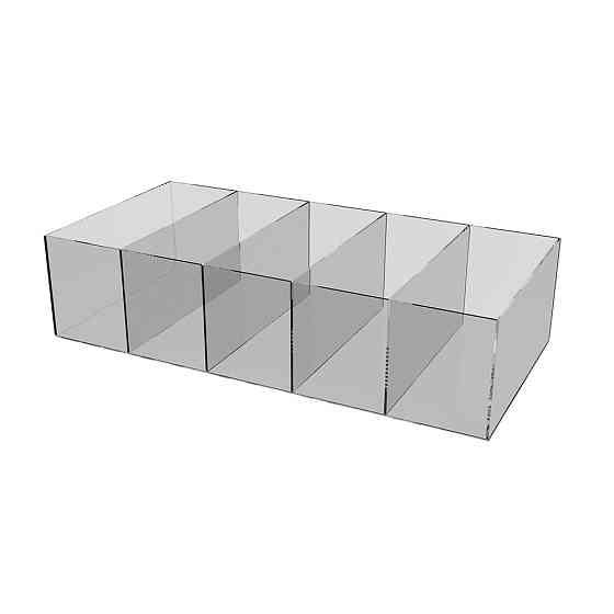 Коробка акриловая EKOSTAR 5 ячеек 412х200х100 Киев