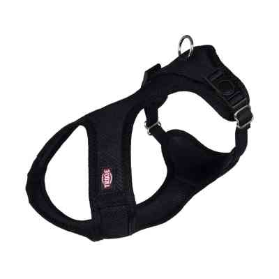 Шлей для собак Trixie Soft нейлоновая S-M 35-60 см/20 мм черная (4047974162811) Винница