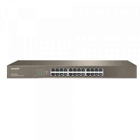 Комутатор TENDA TEG1024G 24port 10/100/1000/BaseT rackmount 19