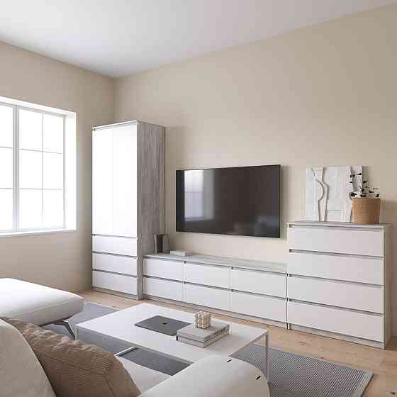 Комплект мебели в гостиную VAYS, шкаф R-9 тумба R-12 комод R-4 Львов