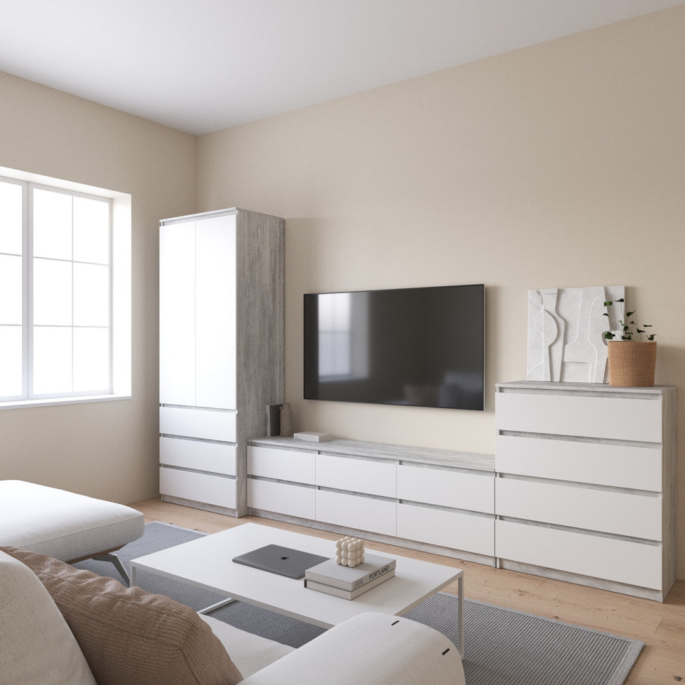 Комплект мебели в гостиную VAYS, шкаф R-9 тумба R-12 комод R-4 Львов - изображение 5