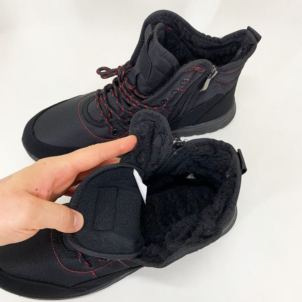 Качественные зимние термо кроссовки, Оригинальные зимние кроссовки на меху Болоневые ZQ-82 Львов - изображение 4