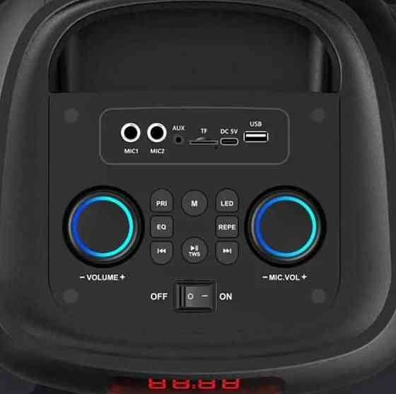 Колонка большая блютуз громкая с микрофоном FM для праздников мероприятий дачи дома. Харьков