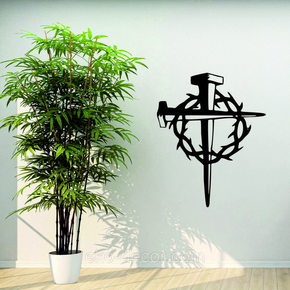 Декоративне настінне Панно «Хрест», Декор на стіну Київ - фото 2