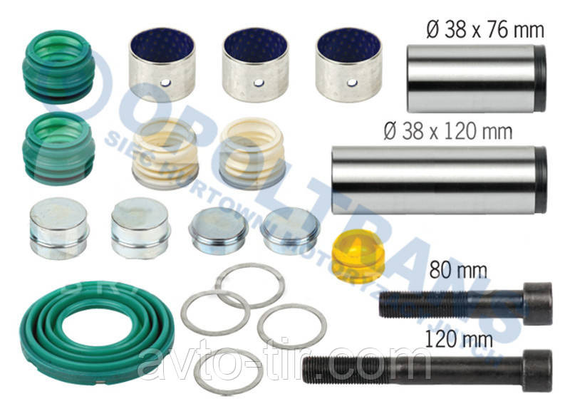 Комплект ремонтний напрямних супорта SAF /WABCO/ 22,5` Луцьк - фото 1