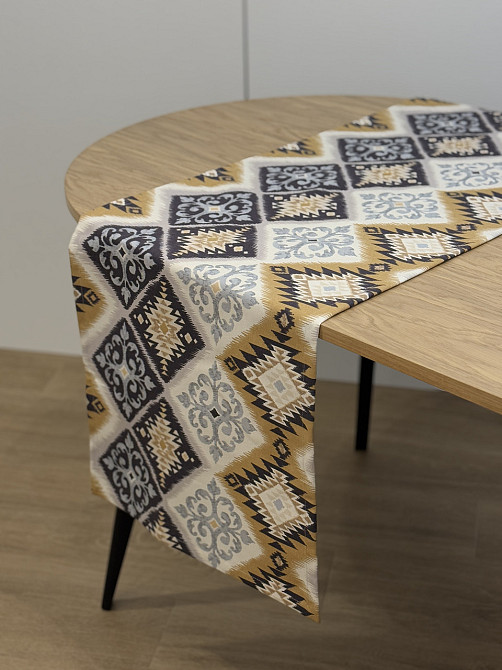 Ecotton Ранер доріжка Ecotton DUCK 45x170 см для обіднього столу водовідштовхувальна Орнамент с Киев - изображение 1