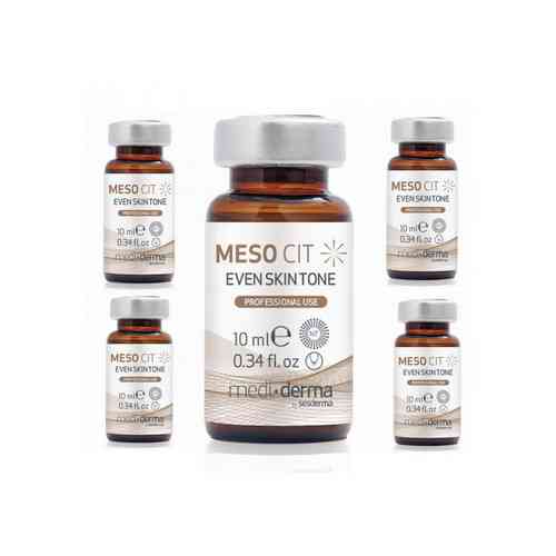 Сыворотка, выравнивающая тон кожи Meso Cit Even Skin Tone Medi+derma, 5х10 мл Днепр