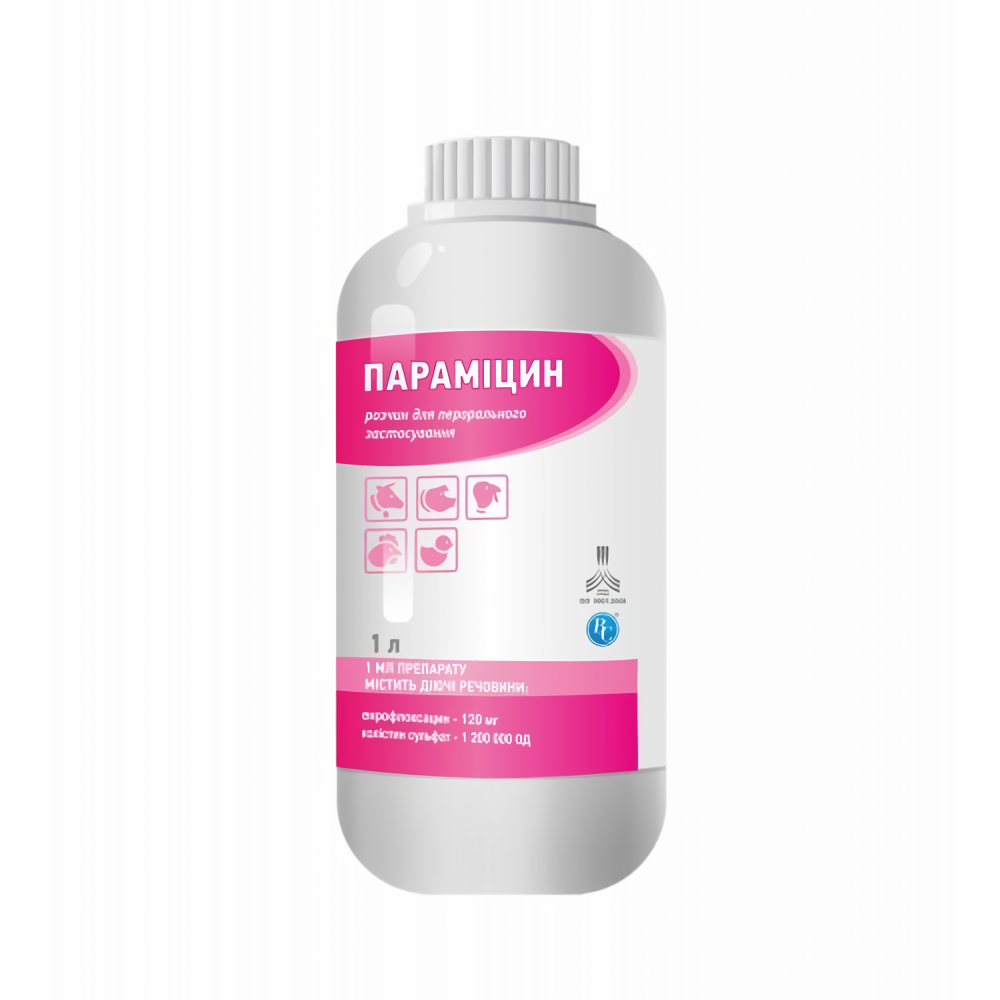 Параміцин розчин для перорального застосування 1 л, Ветсинтез Вінниця - фото 1